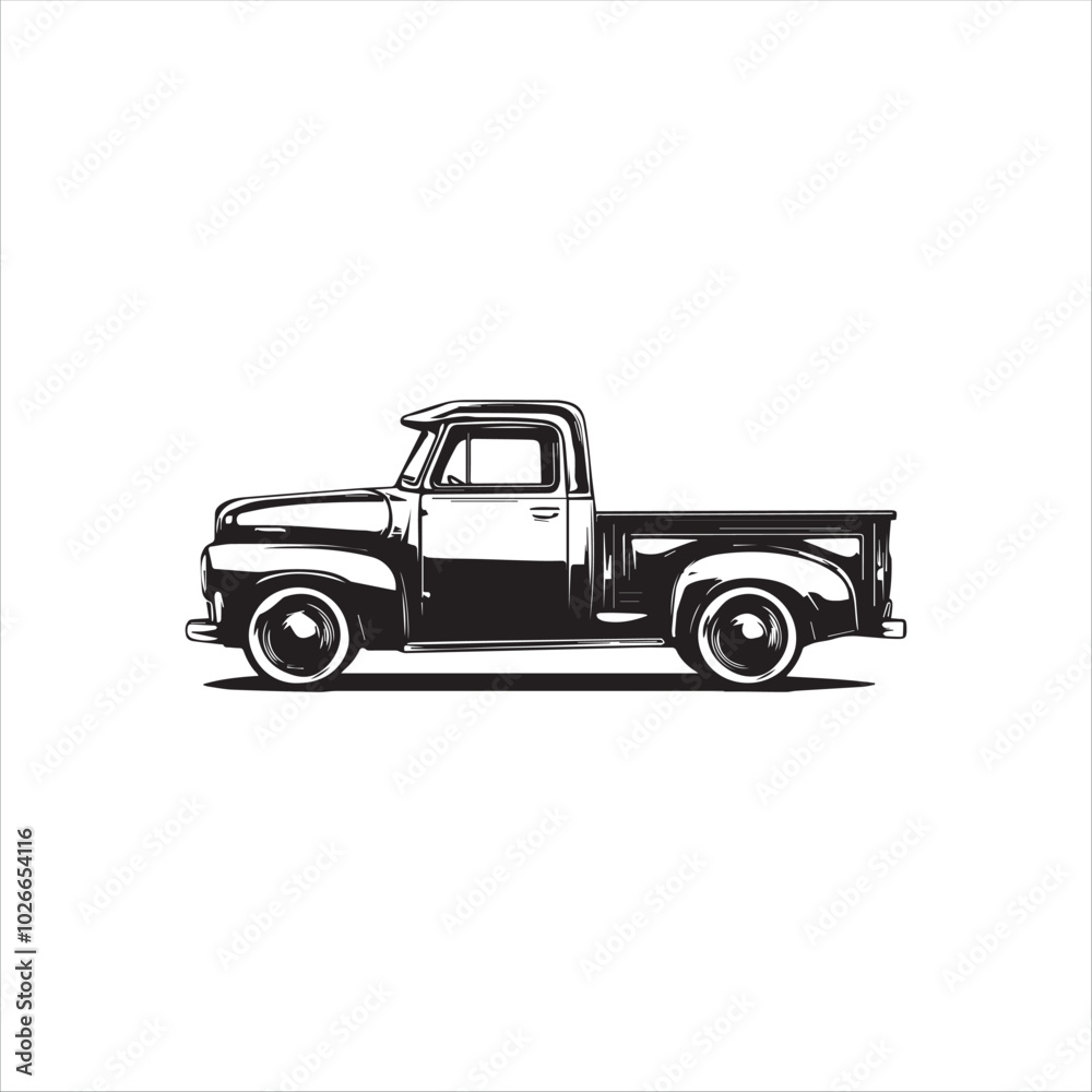 Art & truck with trailer Art & truck with trailer