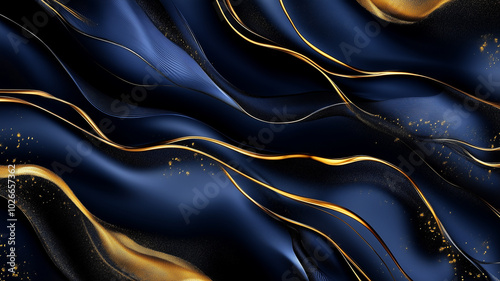 Dark background with gold.