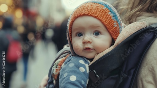 Infant in sling