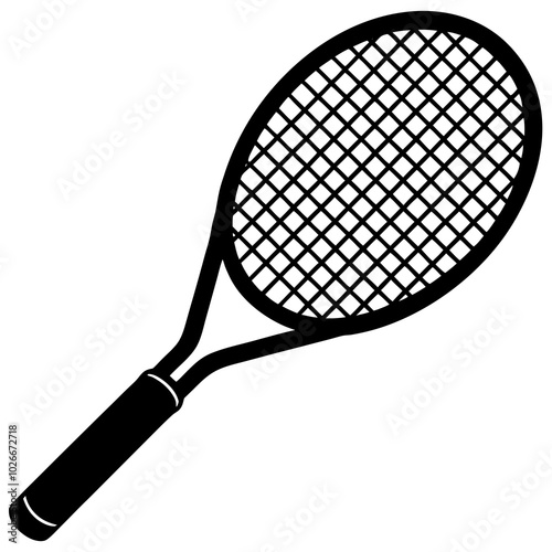 tennis racket and ball