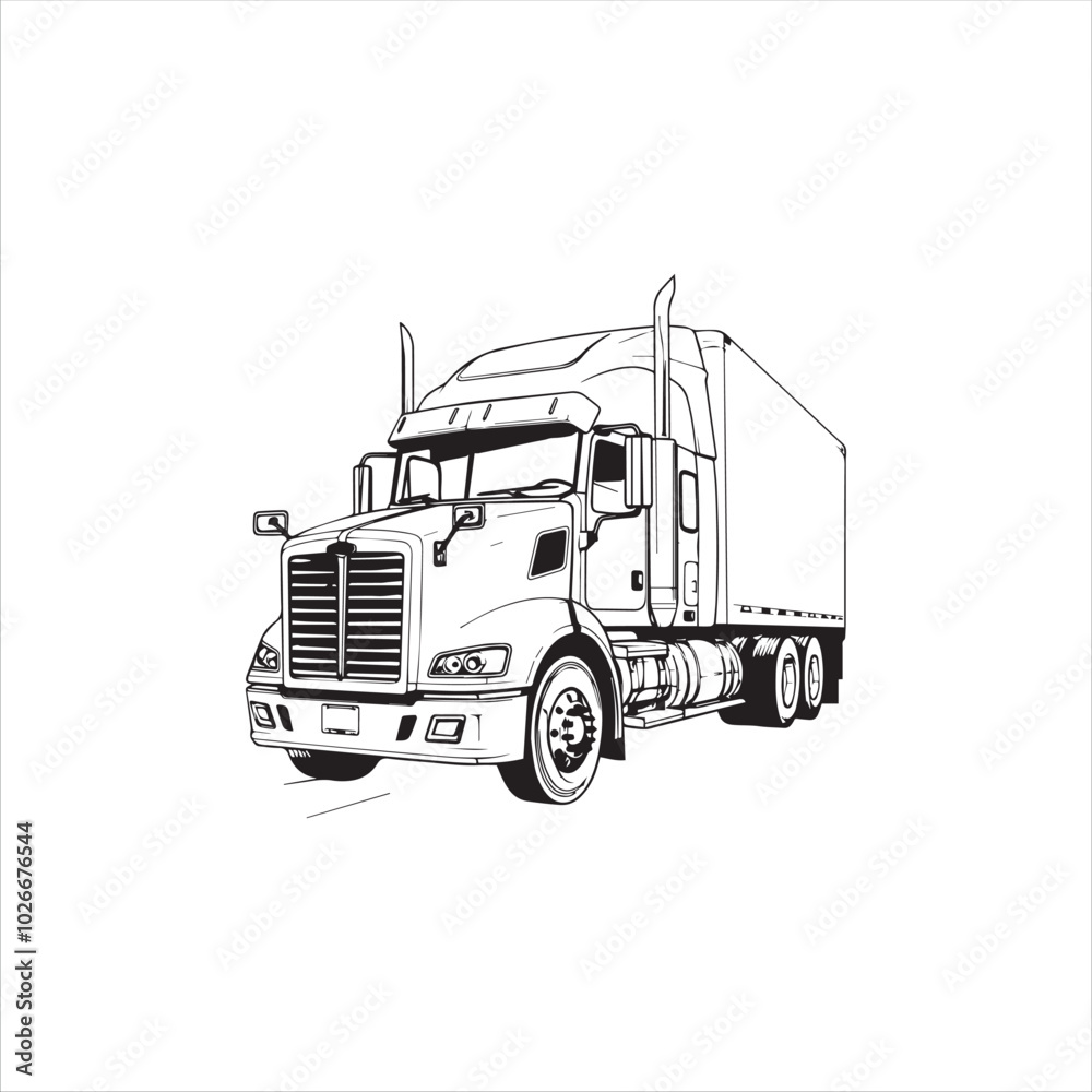 truck isolated on white truck isolated on white