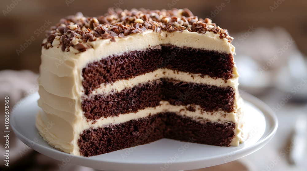 A German chocolate cake A German chocolate cake