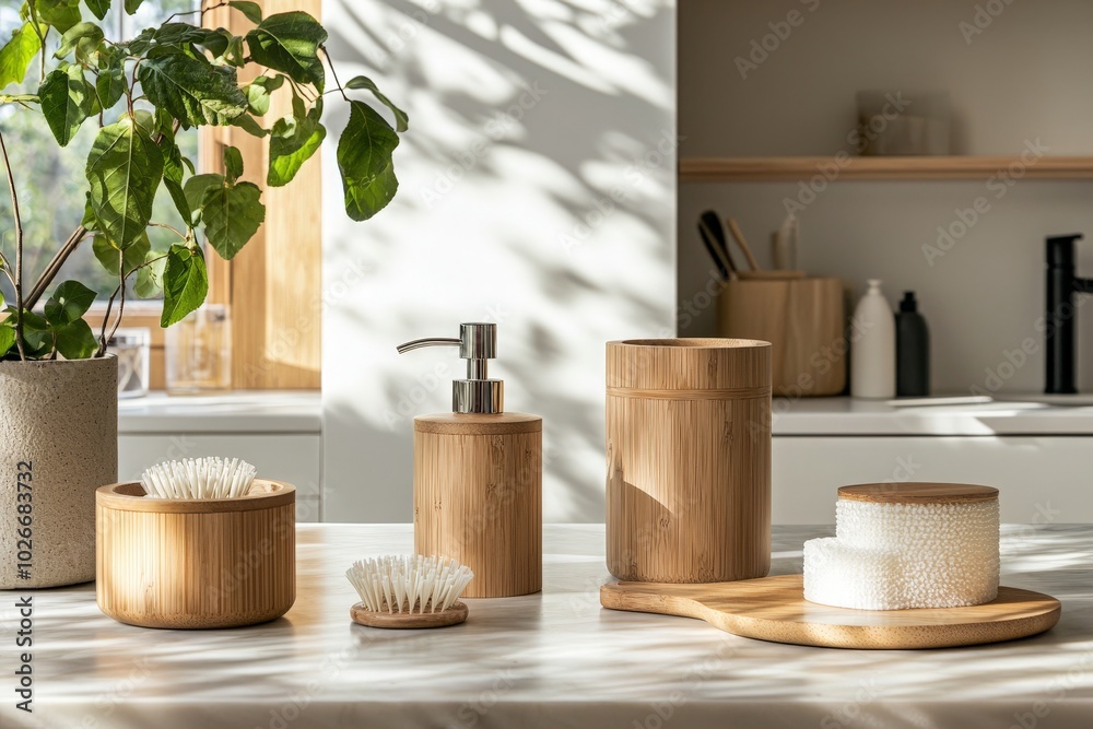 Eco-Friendly Natural Cleaning Product Display Eco-Friendly Natural Cleaning Product Display