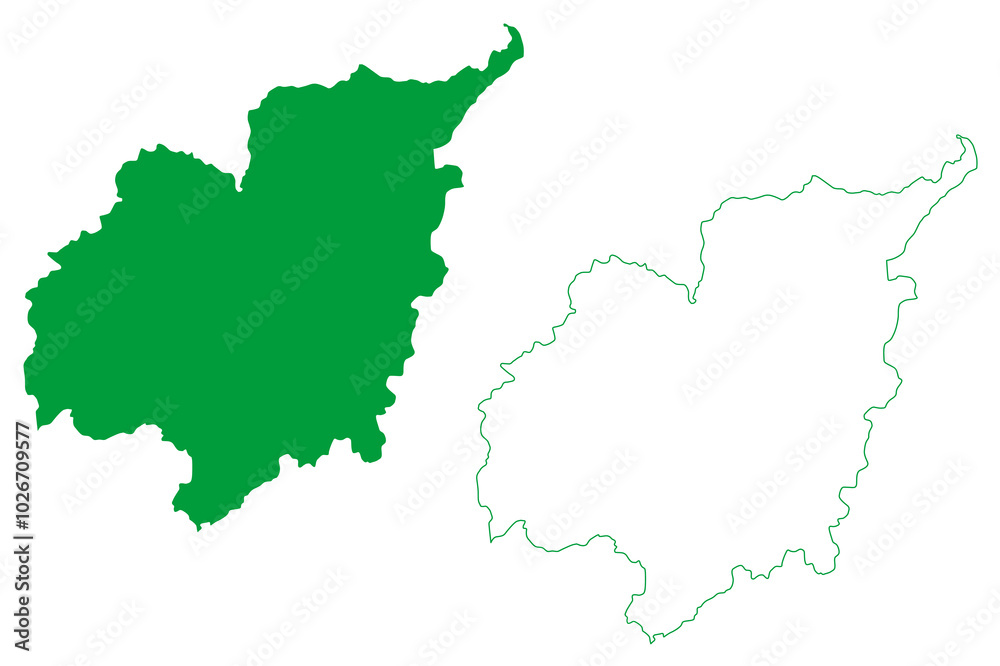 Governador Lindenberg municipality (Espírito Santo state, Municipalities of Brazil, Federative Republic of Brazil) map vector illustration, scribble sketch map Governador Lindenberg municipality (Espírito Santo state, Municipalities of Brazil, Federative Republic of Brazil) map vector illustration, scribble sketch map