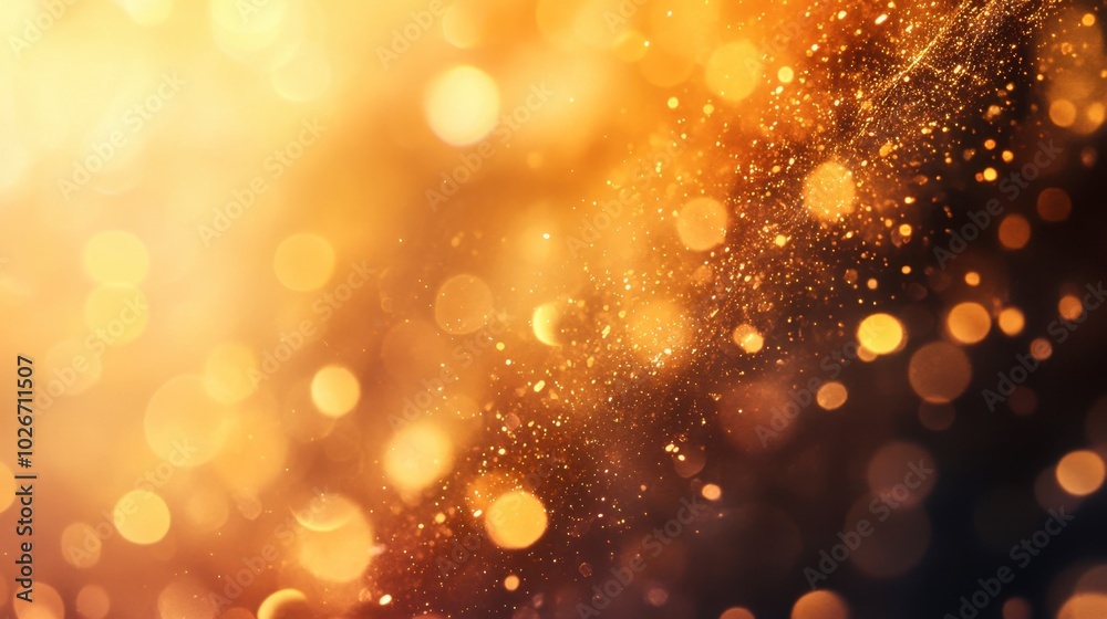 Soft golden bokeh lights scattered over a warm gradient, creating a dreamy abstract effect. Soft golden bokeh lights scattered over a warm gradient, creating a dreamy abstract effect.