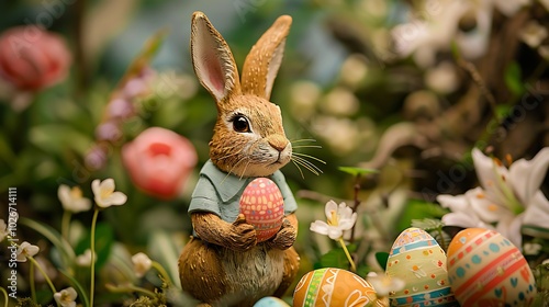 A funny tale of fairytale handmade the holiday of easter bunny with themes to favorite stories photo