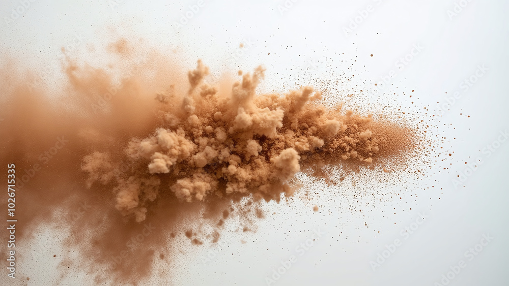 Dynamic Cloud of Brown Dust in Motion Dynamic Cloud of Brown Dust in Motion