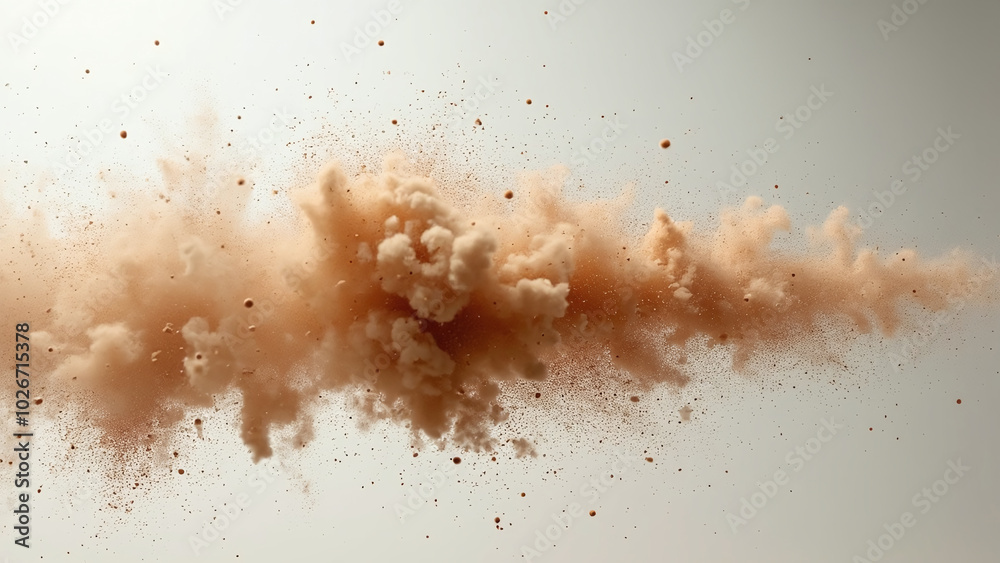 Dynamic Cloud of Brown Dust in Motion Dynamic Cloud of Brown Dust in Motion