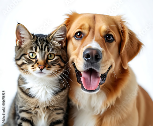 Best Friends Forever: Adorable Dog and Kitten