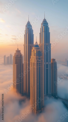 Fototapeta Skyscrapers interesting designs - 0051