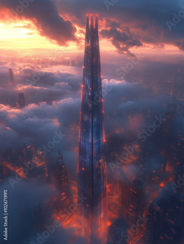 Fototapeta Skyscrapers interesting designs - 0077