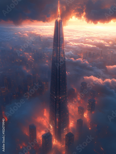 Plakat Skyscrapers interesting designs - 0078