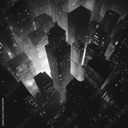 Naklejka Skyscrapers interesting designs - 0106