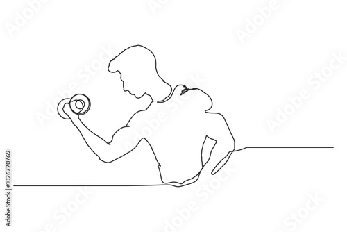 one line