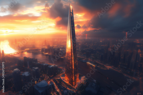 Fototapeta Skyscrapers interesting designs - 0118