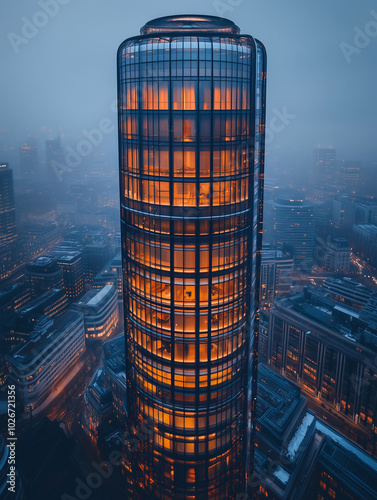 Tapety artystyczne Skyscrapers interesting designs - 0132