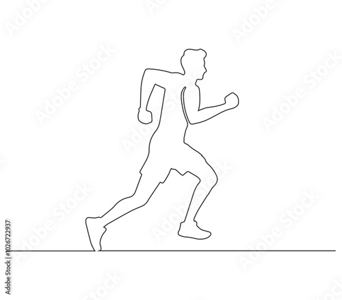 one line