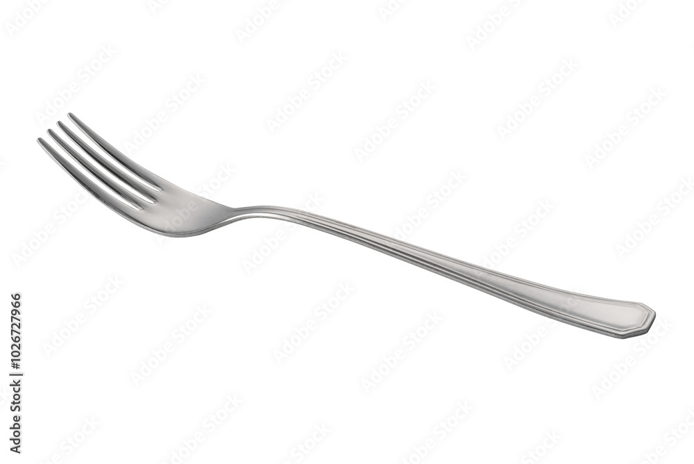 Stainless steel fork cut out Stainless steel fork cut out