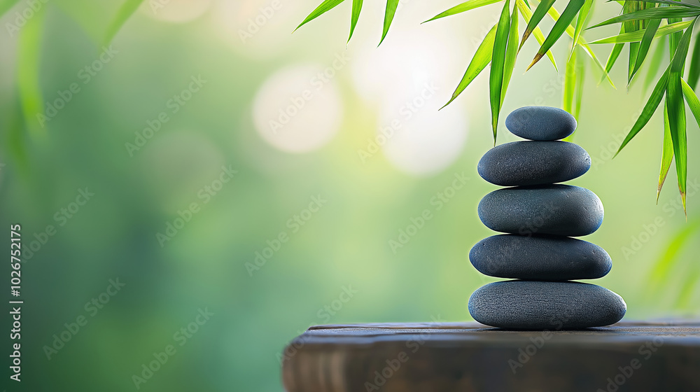 A Meditation For Relaxation Concept. A Simple, Zen, Peaceful, Minimalistic Background, Representing Relaxation In A Spa, Wellness Our Outdoors A Meditation For Relaxation Concept. A Simple, Zen, Peaceful, Minimalistic Background, Representing Relaxation In A Spa, Wellness Our Outdoors
