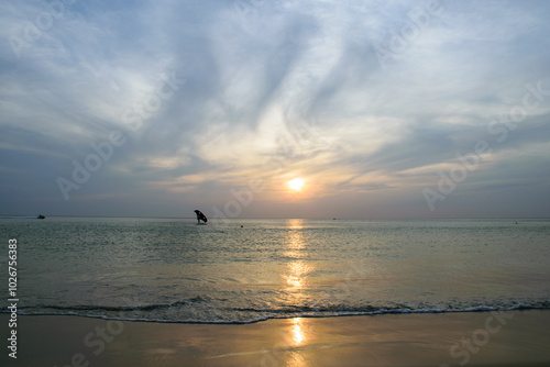 Views of the sea and windsurf at Phi Phi Islands photo