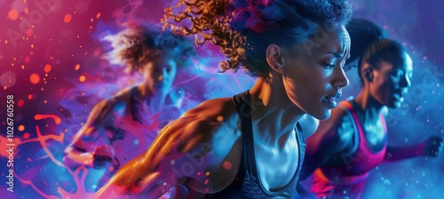 Dynamic Fitness Flyer: Energetic Promotion of High-Intensity Interval Training Classes photo