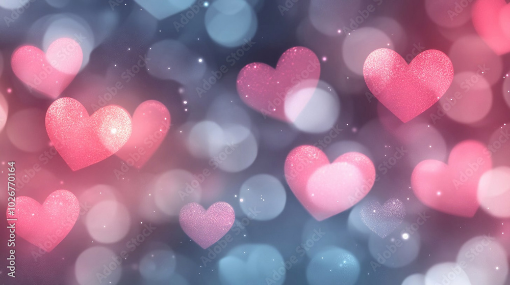 Abstract romantic cute wallpaper with hearts Abstract romantic cute wallpaper with hearts