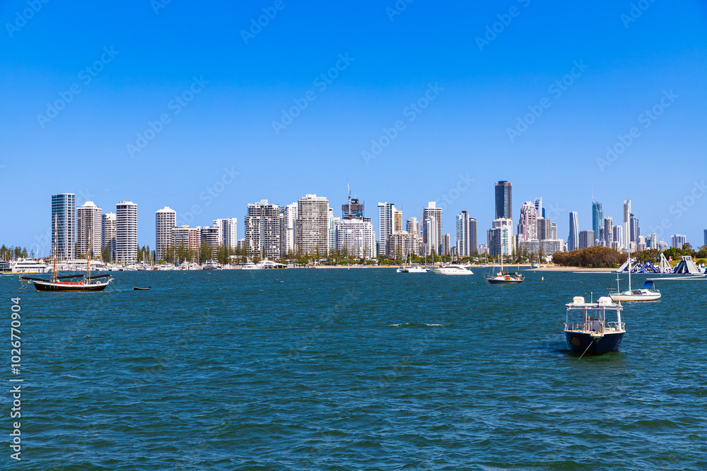 The Gold Coast From Southport, Queensland, Australia