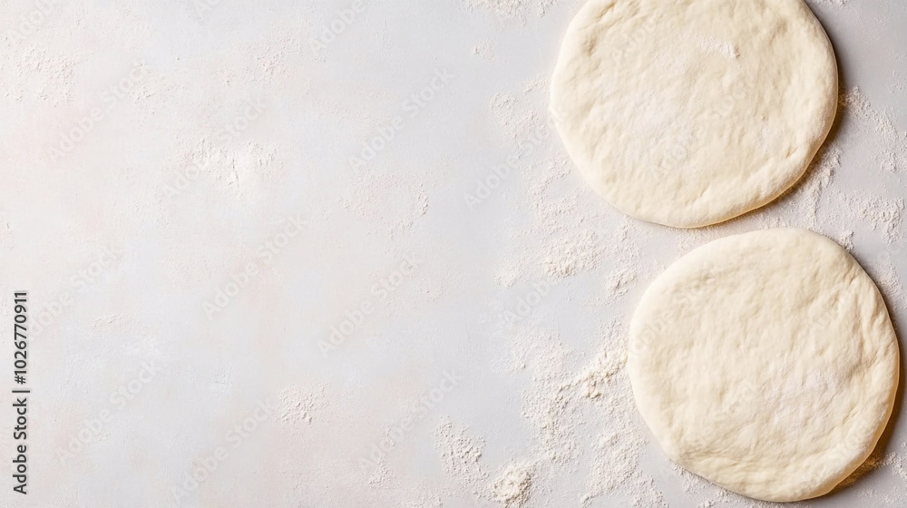 Rolled out pizza dough 2 pieces Rolled out pizza dough 2 pieces