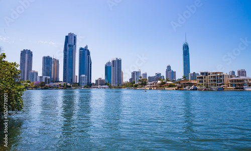 Obraz na płótnie The Gold Coast in Queensland, Australia w salonie
