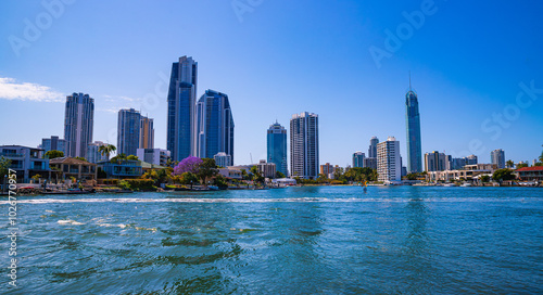 Obraz na płótnie The Gold Coast in Queensland, Australia w salonie
