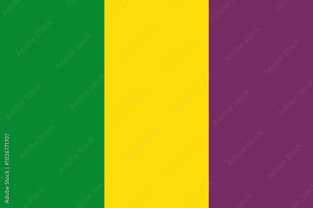 Fototapeta premium Flag of Quindio Department (Republic of Colombia, South America) Quindío