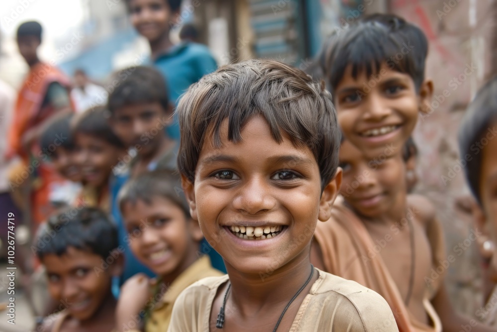 Portrait of a smiling boy in Kolkata, India. Portrait of a smiling boy in Kolkata, India.