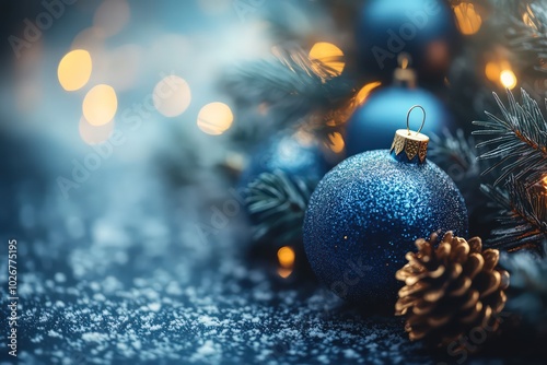 photorealistic, cover photo quality picture of a simplistic Christmas website banner, minimalistic design, 