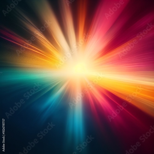 abstract background with rays