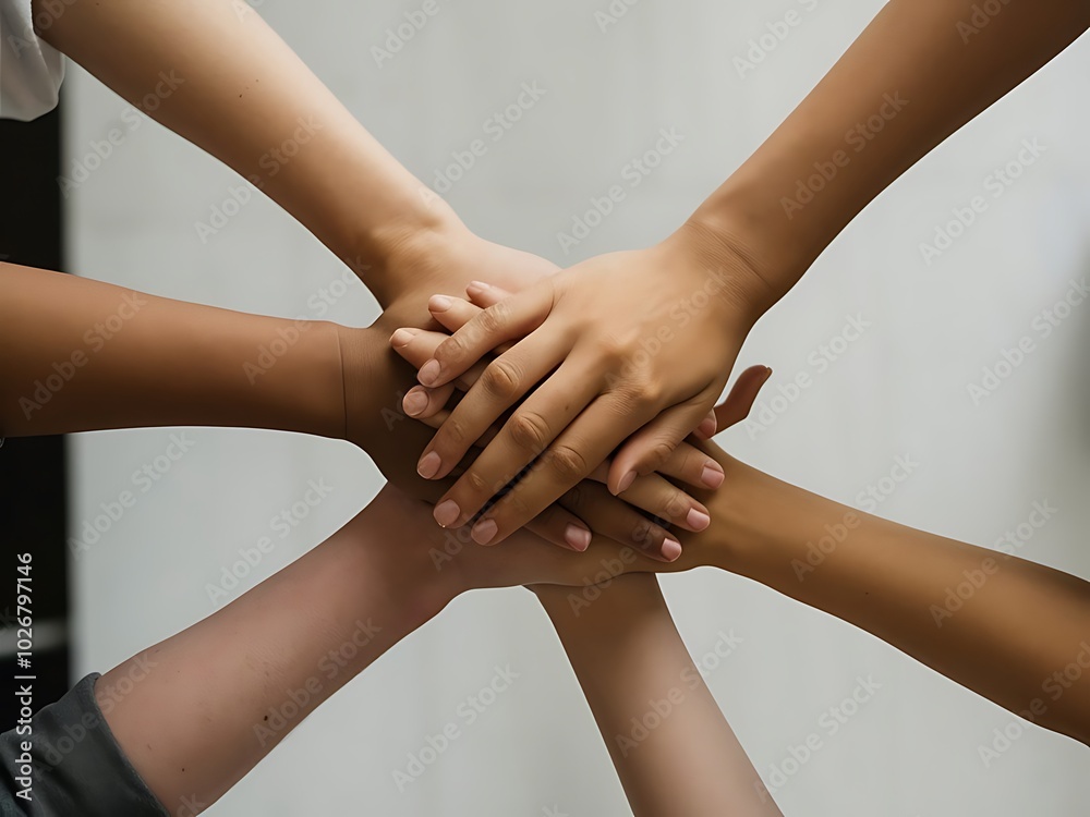 Fototapeta premium hands holding hands