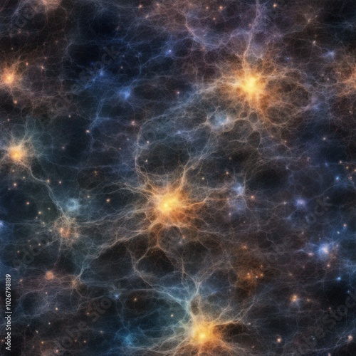 a very colorful space filled with lots of stars