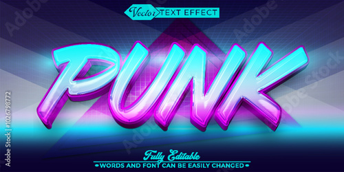 Cyber Vector Editable Text Effect Template