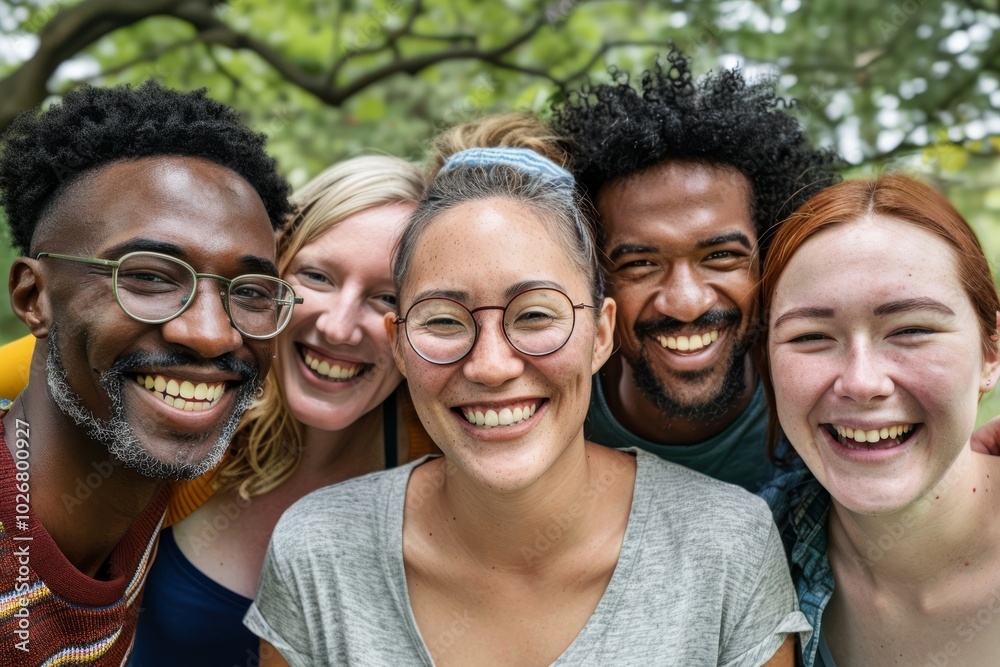 Diverse Group of People Cheerful Smiling Portrait Concept Diverse Group of People Cheerful Smiling Portrait Concept