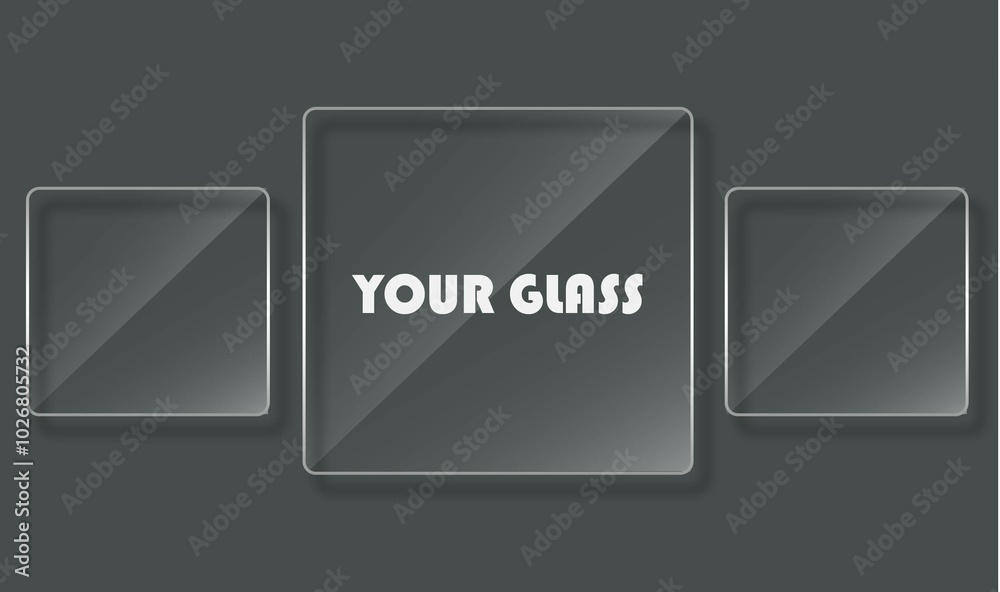 Transparent Glass Design Black and White Gradient Transparent Glass Design Black and White Gradient