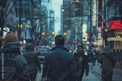 People walking on the streets of New York City