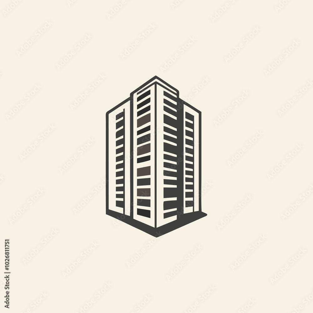 simple apartment design logo simple apartment design logo