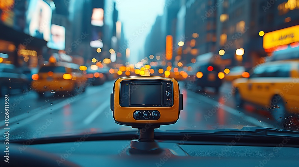 car cam recording traffic on a busy city street capturing vehicles and buildings in the background car cam recording traffic on a busy city street capturing vehicles and buildings in the background