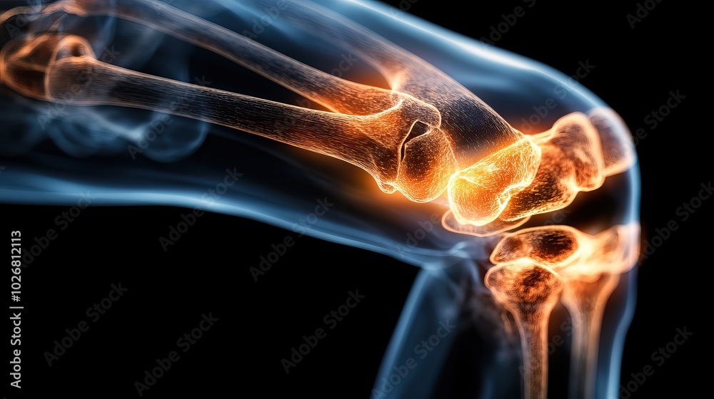 close up of a medical diagram showing the progress of arthritis in bones highlighting inflammation and joint damage close up of a medical diagram showing the progress of arthritis in bones highlighting inflammation and joint damage