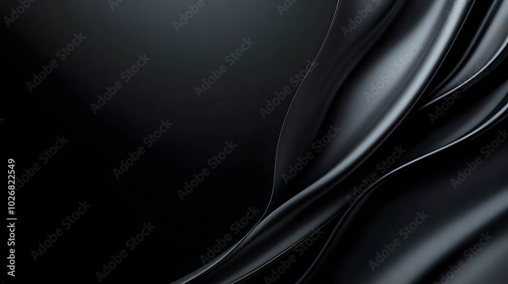 Subtle diffused lighting across a black backdrop soft graphic