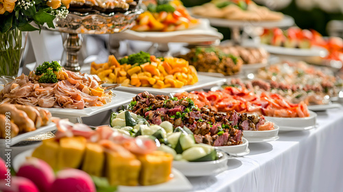 Delicious Buffet Spread for Team Event Coordination