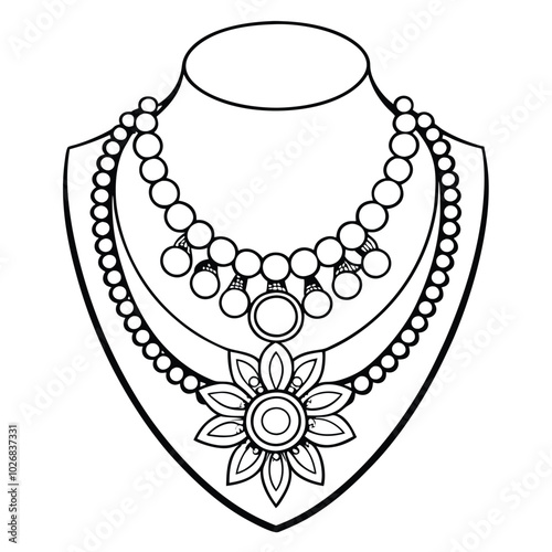 jewelry design concept vector icon logo concept illustration silhouette