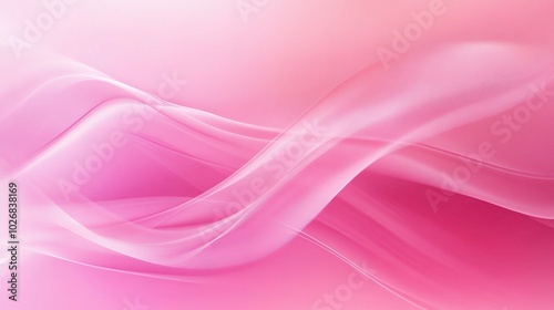 Soft Pink Waves on Subtle Background