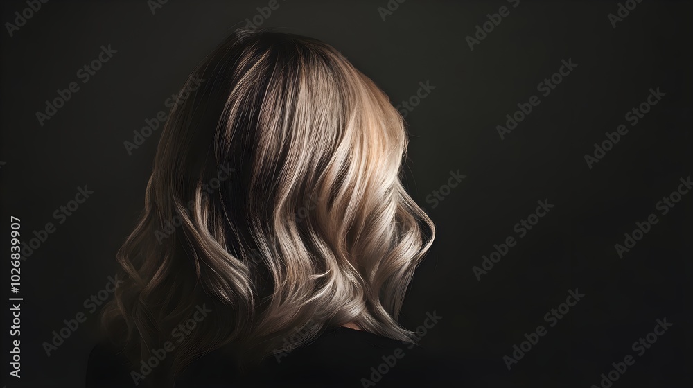 Elegant Back View of Balayage Hairstyle Elegant Back View of Balayage Hairstyle
