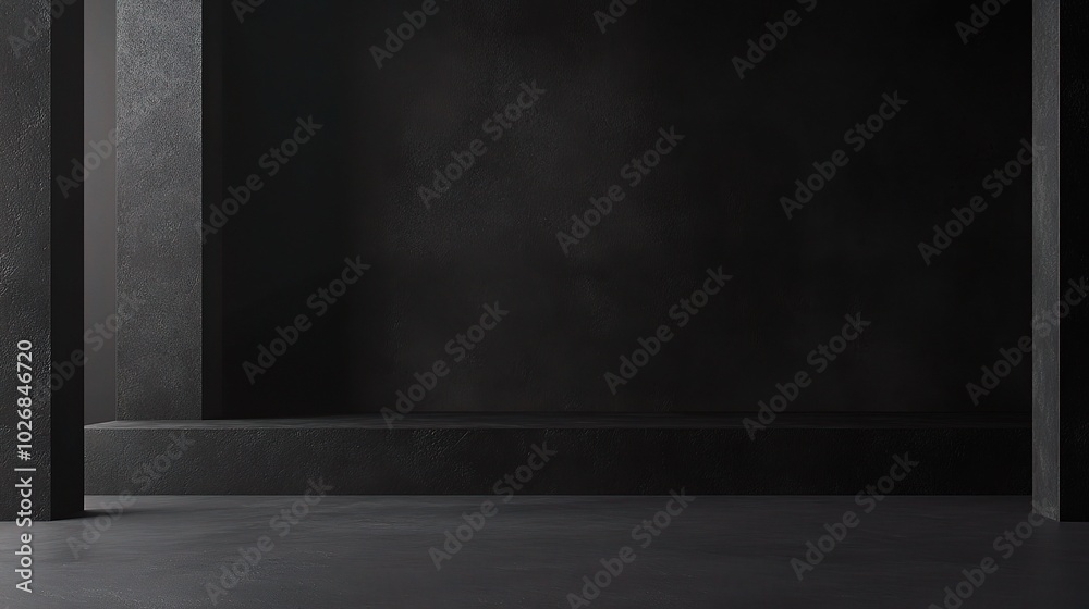 Dark Minimalist Background for Modern Design