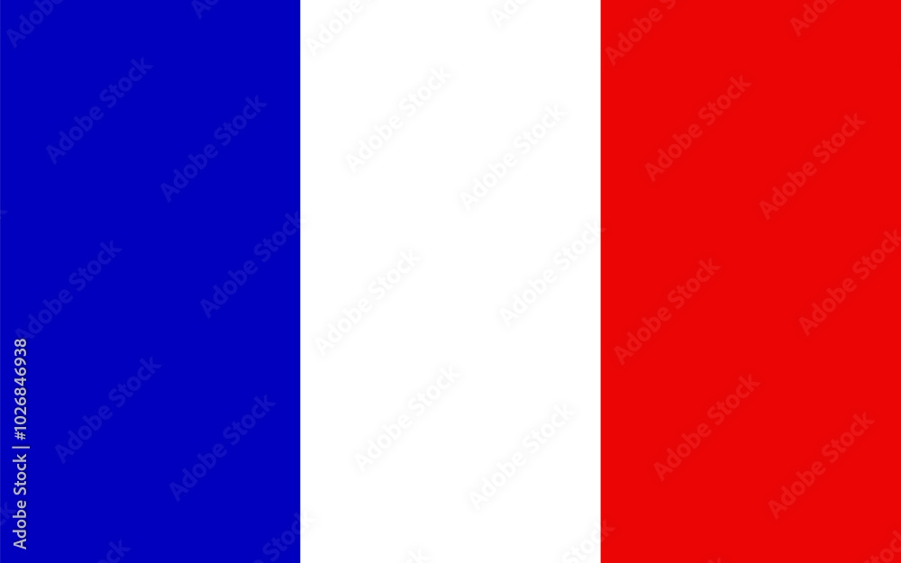 National flag of France. France country flag vector illustration National flag of France. France country flag vector illustration
